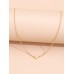 Wander + Pray Heart Shape Gold Plated Stainless Steel Pendant Necklace – Stylish and Durable Jewelry for Women